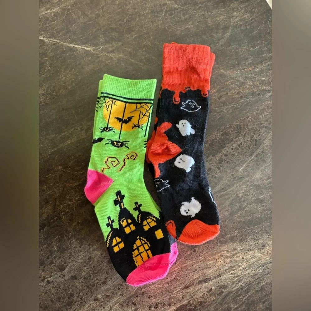 Halloween themed kids socks size youth small